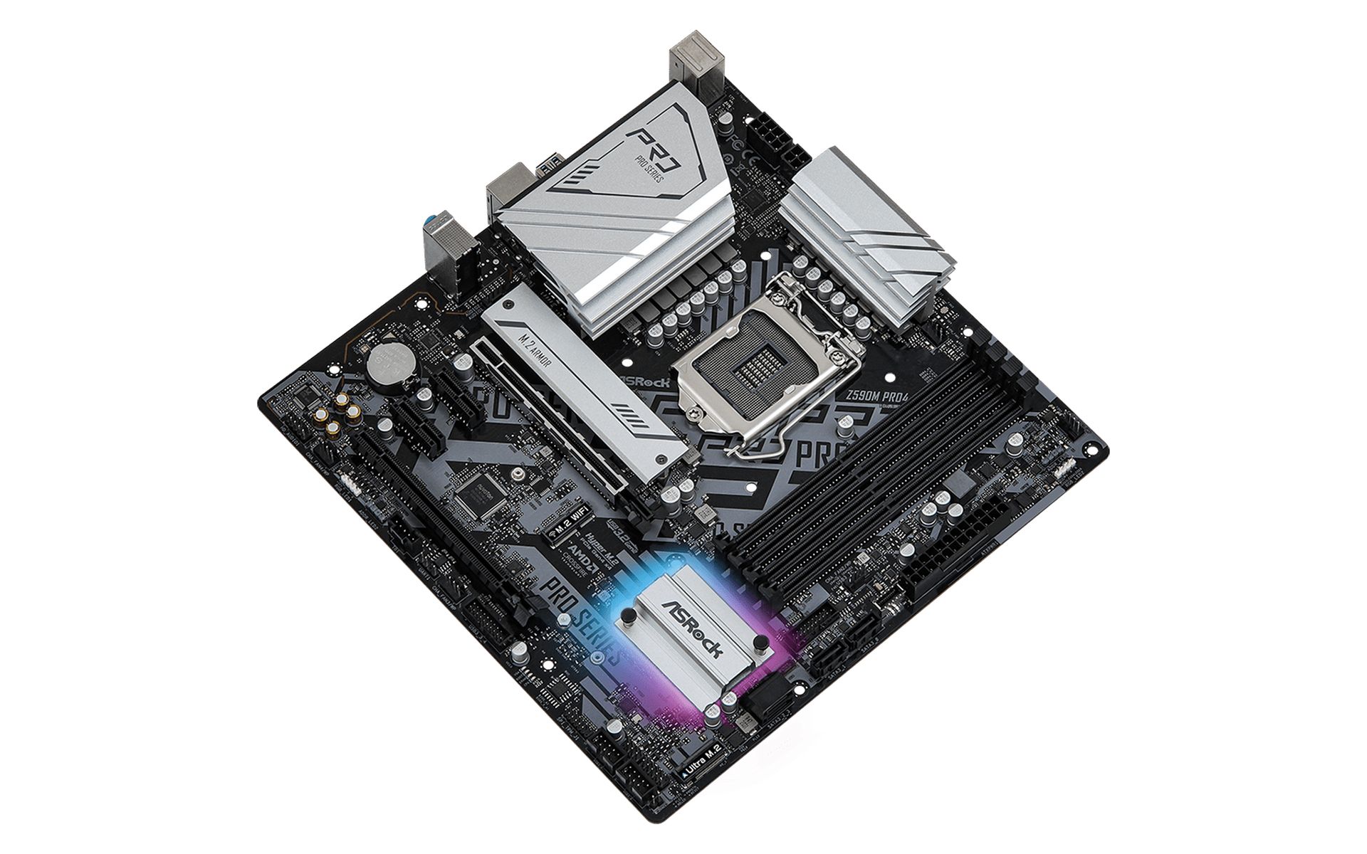 Bo mạch chủ Mainboard Asrock Z590M-Pro4 - Hàng Chính Hãng