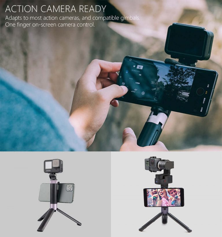 Gậy tripod mini osmo action – HAND GRIP &amp; TRIPOD FOR ACTION CAMERA - Hàng chính hãng PGYtech