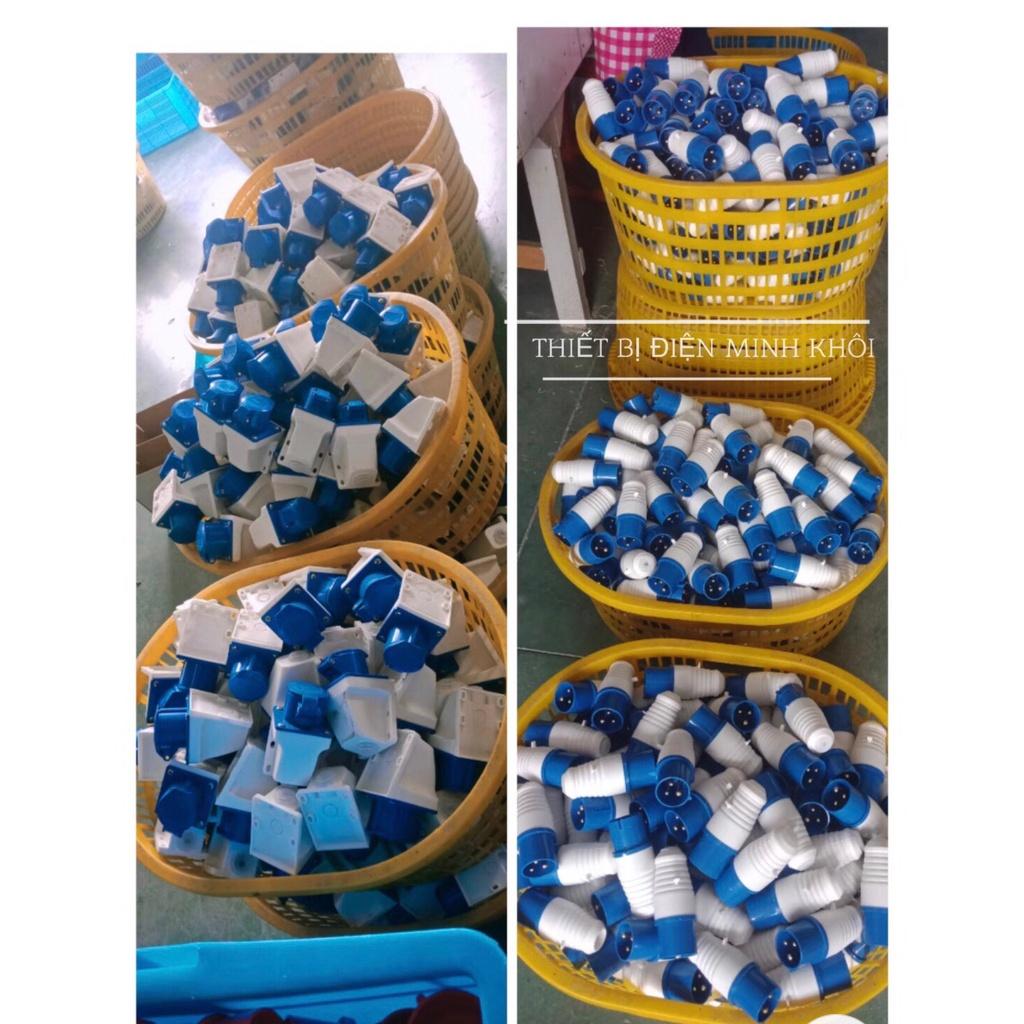 Ổ Cắm Công Nghiệp Chia 3 Chạc 16A Phích cắm công nghiệp 3 trạc