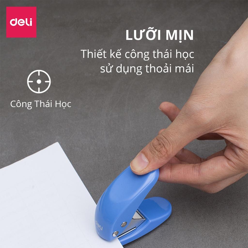 Kìm Bấm Đục Lỗ Giấy Mini Refill Dụng Cụ Bấm Lỗ Giấy Làm Sổ Còng Cầm Tay Tiện Lợi - Màu Ngẫu Nhiên - E0111