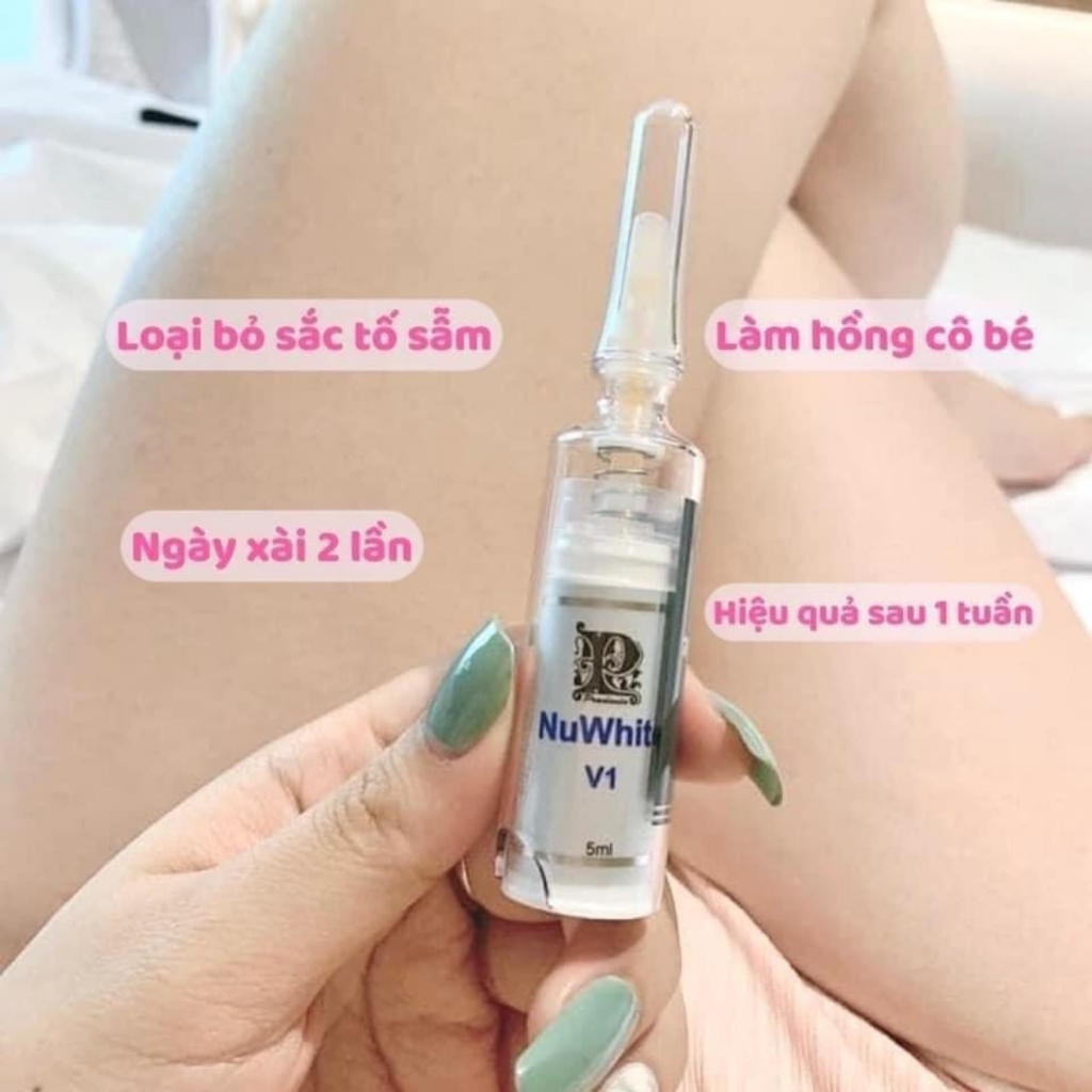 Kem Làm Hồng Cô Bé, Kem Nuwhite V1 Mibiti Prudente Professional 5ml Giảm Thâm Bikini Hồng Âm Môi