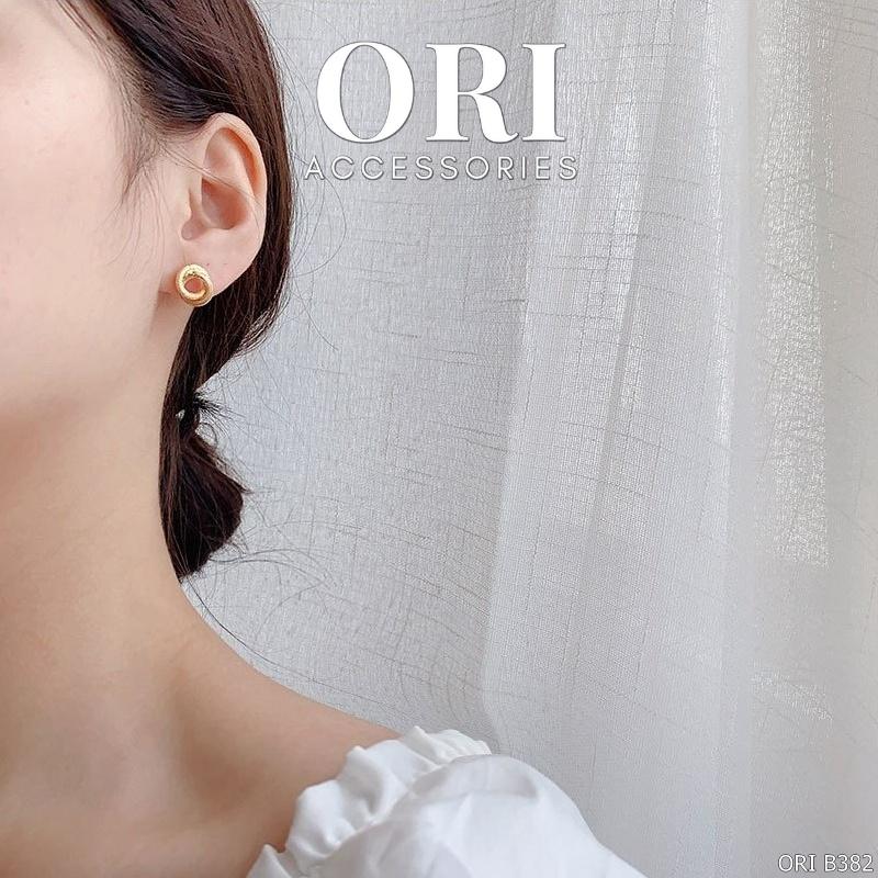 Khuyên tai nữ dáng nhỏ Circles thời trang tinh tế ORI ACCESSORIES B382