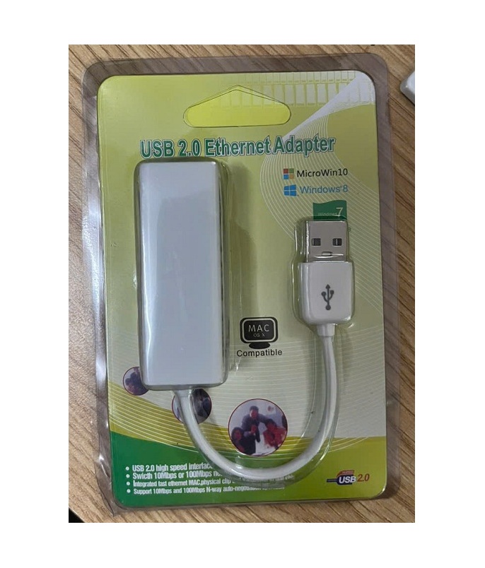 USB ra lan có dây 2.0 Cáp nối từ cổng USB ra cổng mạng LAN - Hàng chính hãng
