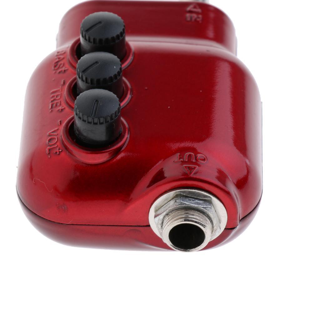 Durable Mini Guitars Pickup EQ Equalizer Preamplifier DI Gig Accessory