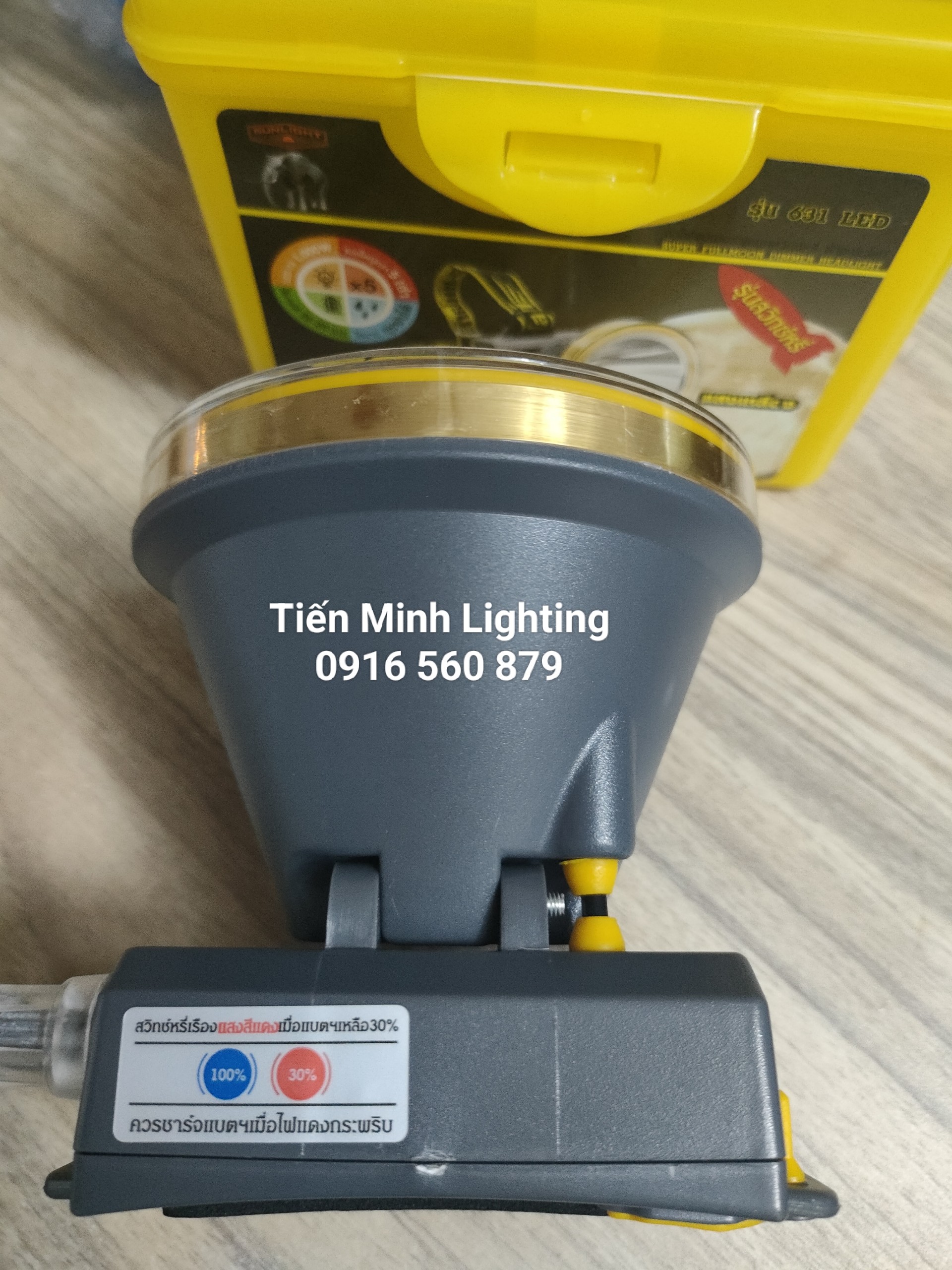 ĐÈN ĐỘI ĐẦU THÁI 631 (ĐỘI CHỈNH), CÔNG SUẤT 1000W, DÙNG LIÊN TỤC 8 - 12 GIỜ