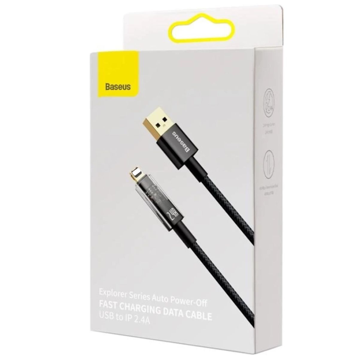 Cáp sạc sạc nhanh Baseus Explorer Series tự ngắt USB-IP CATS000501- Hàng chính hãng