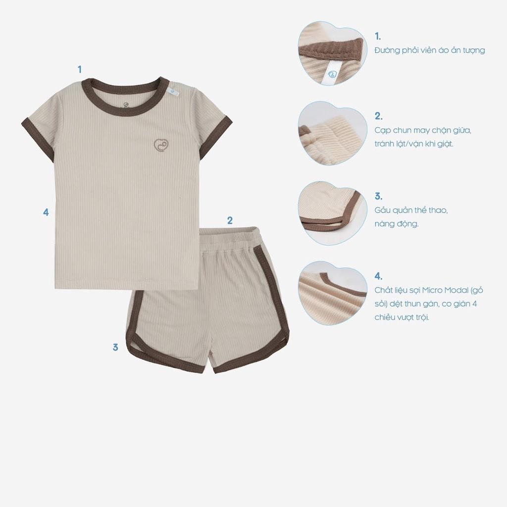 Bộ cộc tay Bu modal 6m - 4y