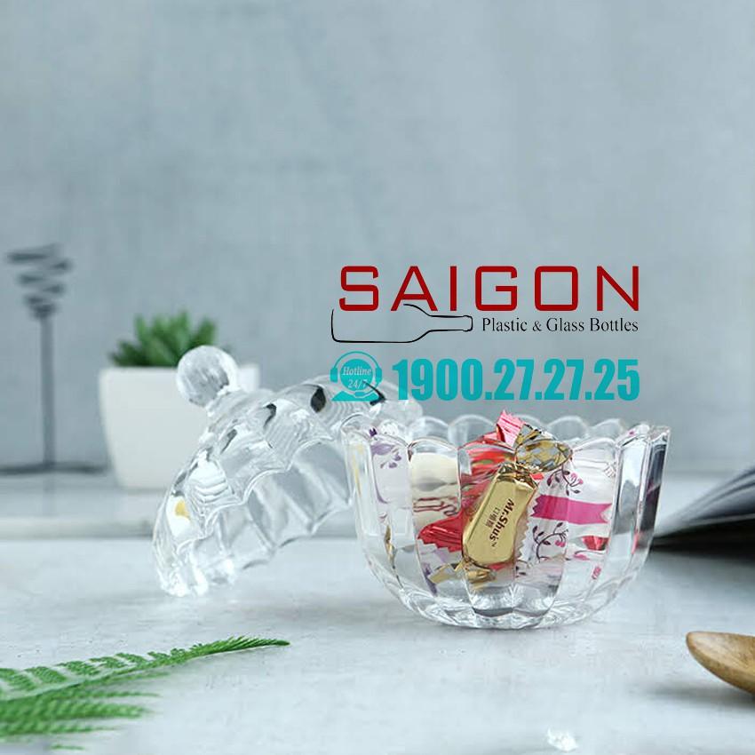 Hũ Thủy tinh Đựng Mứt Bí Ngô