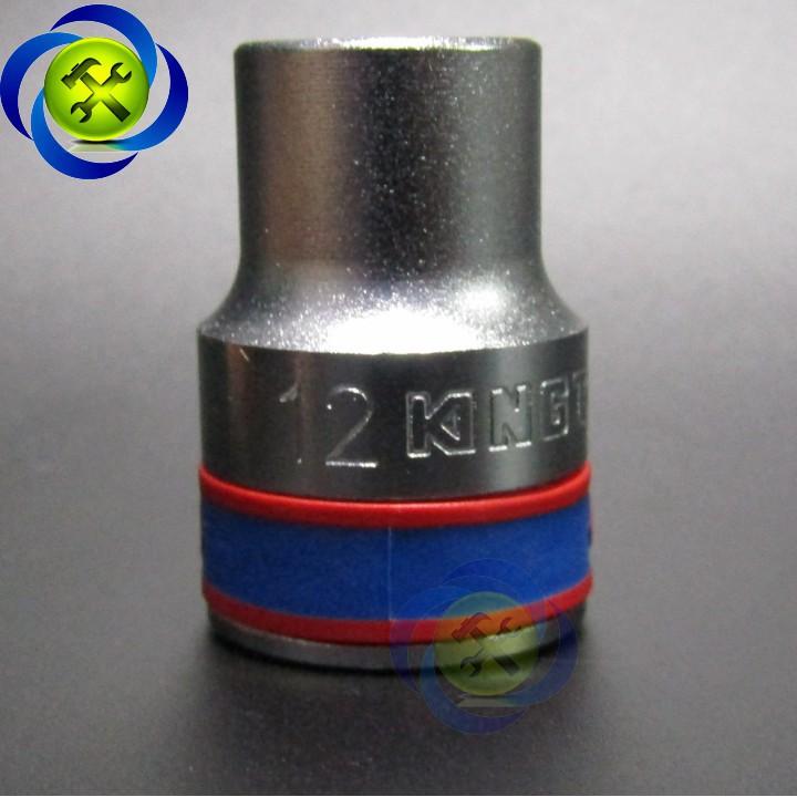Tuýp trắng ngắn Kingtony 433512M 1 phần 2 INCH - 12MM 6 CẠNH