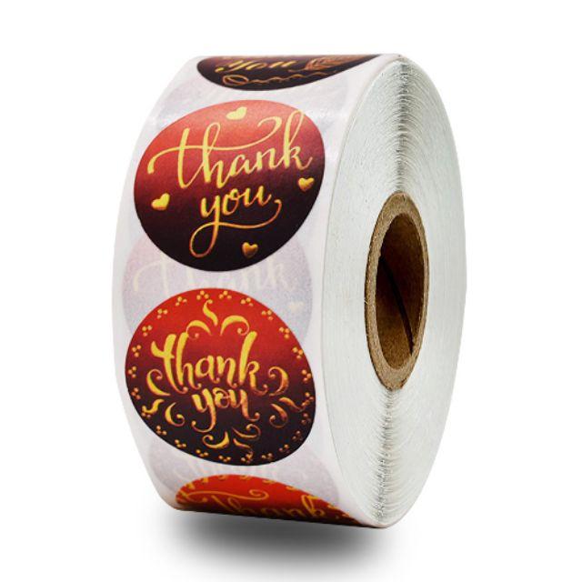 Tem giấy dán hộp bánh 500c, 2.5cm