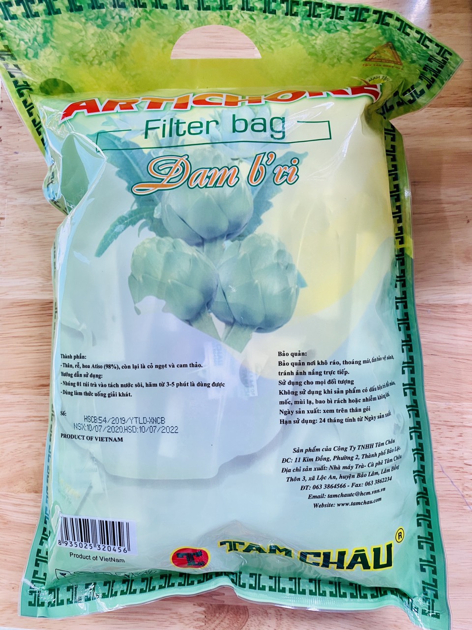Trà Atiso cao cấp Tâm Châu túi lọc 200g