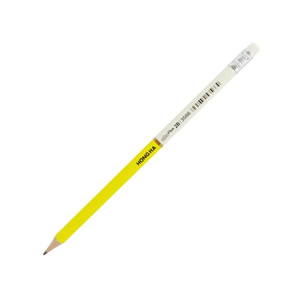 Bút Chì Gỗ ABC Plus 2B Có Tẩy - Hồng Hà 3566
