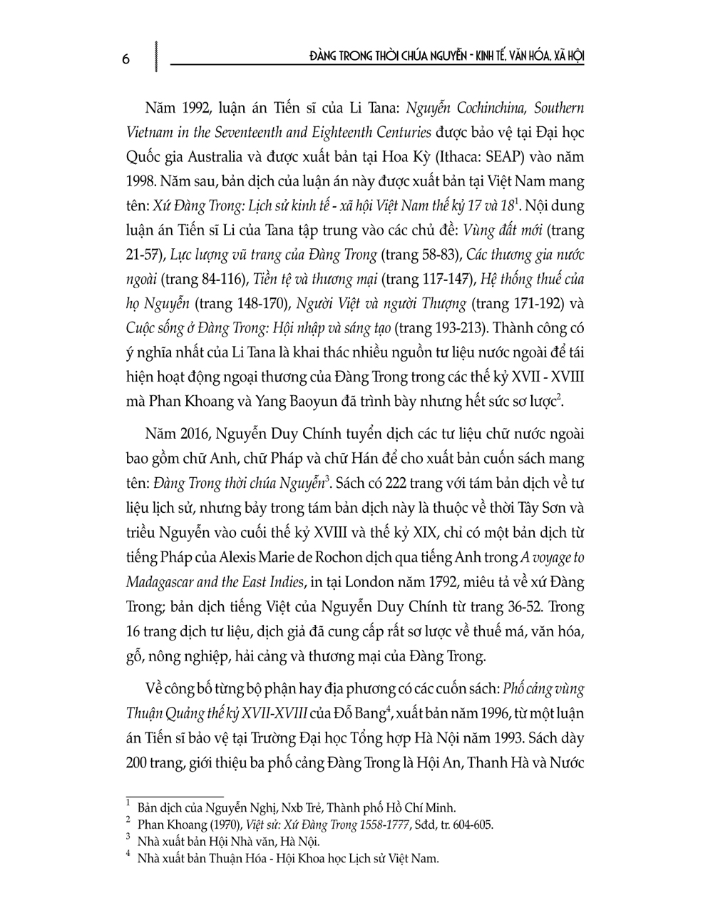 Đàng Trong Thời Chúa Nguyễn - Kinh Tế, Văn Hóa, Xã Hội