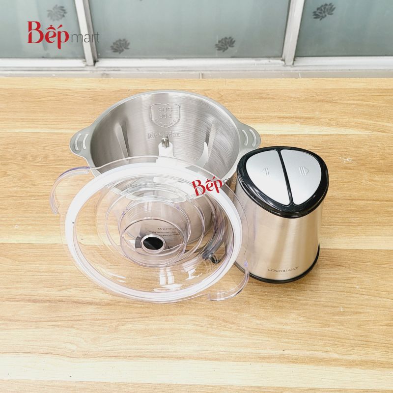 Máy Xay Thịt Cối Inox Lock&Lock EJM172 Hàng Chính Hãng