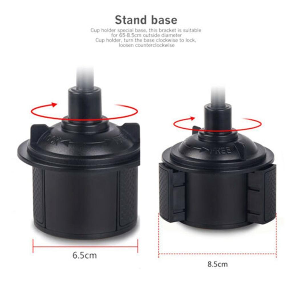 New Universal Adjustable Car Mount Gooseneck Cup Holder Cradle for Cell Phone
