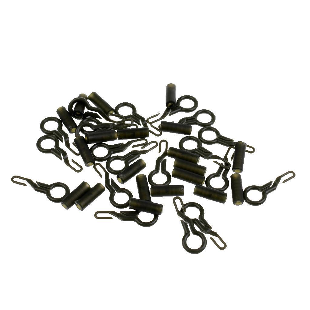 20pcs Back Lead Clips&Tubes for Carp Fishing Carp Fishing Rig Accessory Kit