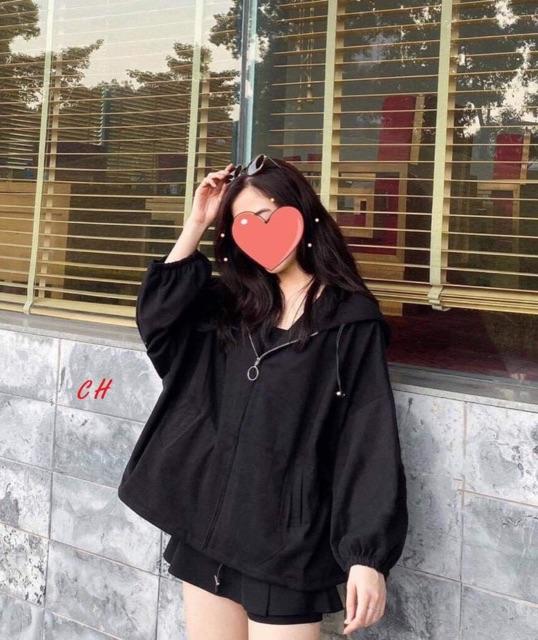 Áo khoác nhung tăm form cánh dơi to COH657