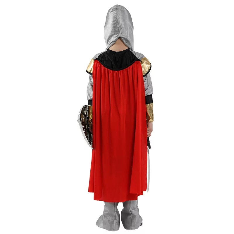 Combo Đồ Hóa Trang Halloween Cho Bé Trai - Chiến Binh Hoàng Gia Dũng Cảm + Khiên Và Kiếm | Brave Warrior - HMB0191