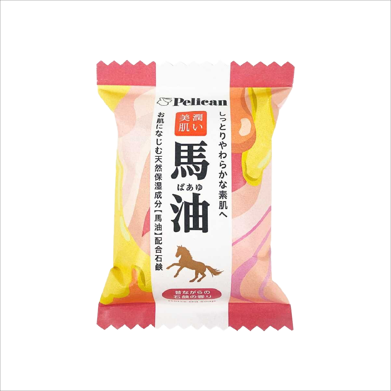 Xà Phòng Rửa Mặt Chiết Xuất Từ Dầu Ngựa PELICAN Family Soap Horse Oil (80G)