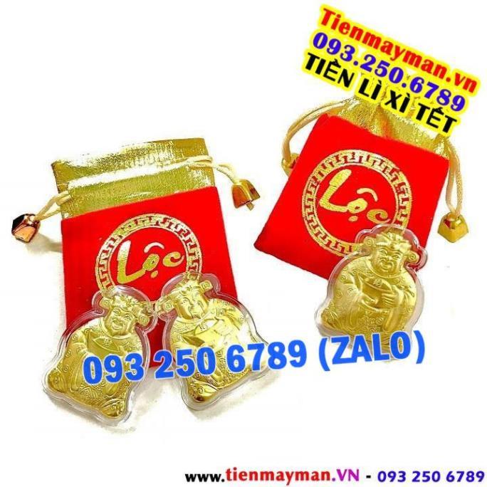 Ông Thần Tài Mạ Vàng Kèm Túi Gấm Phúc Lộc, Làm Quà Tặng Cực Vip Ngày Vía Thần Tài Mùng 10