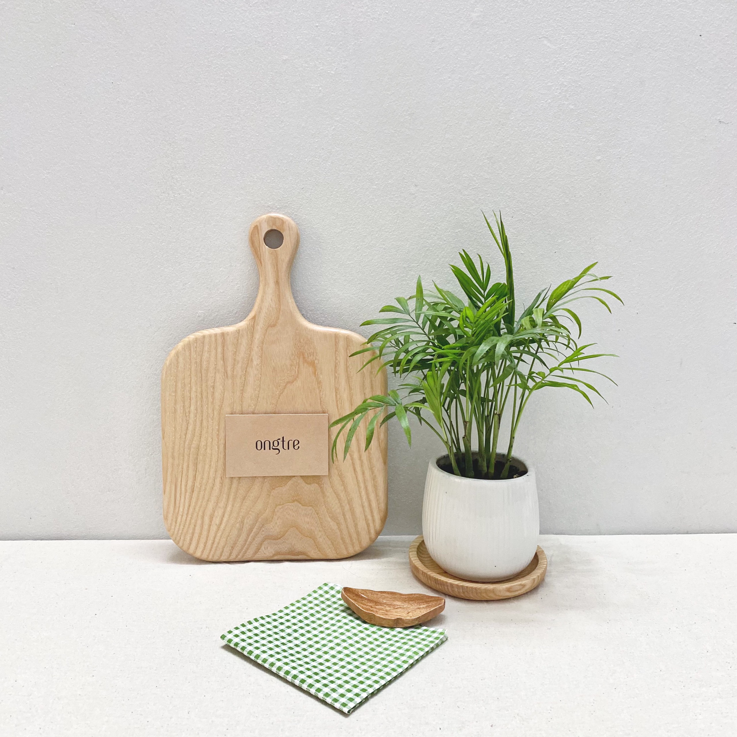 Khay gỗ ONGTRE tự nhiên hình tròn, chữ nhật, vuông, Nhiều kích thước, Gỗ Tần Bì nguyên khối,