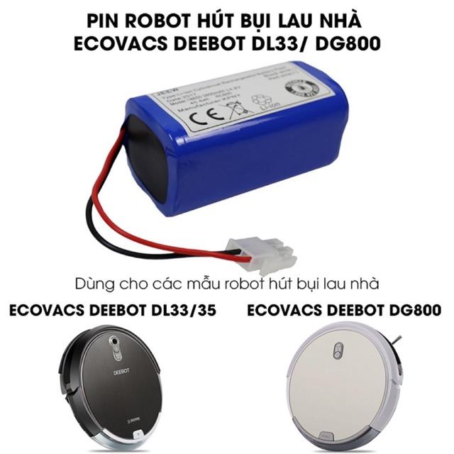 Pin dùng cho các mẫu robot Ecovacs Deebot DL33, DL35, DG800/801/805