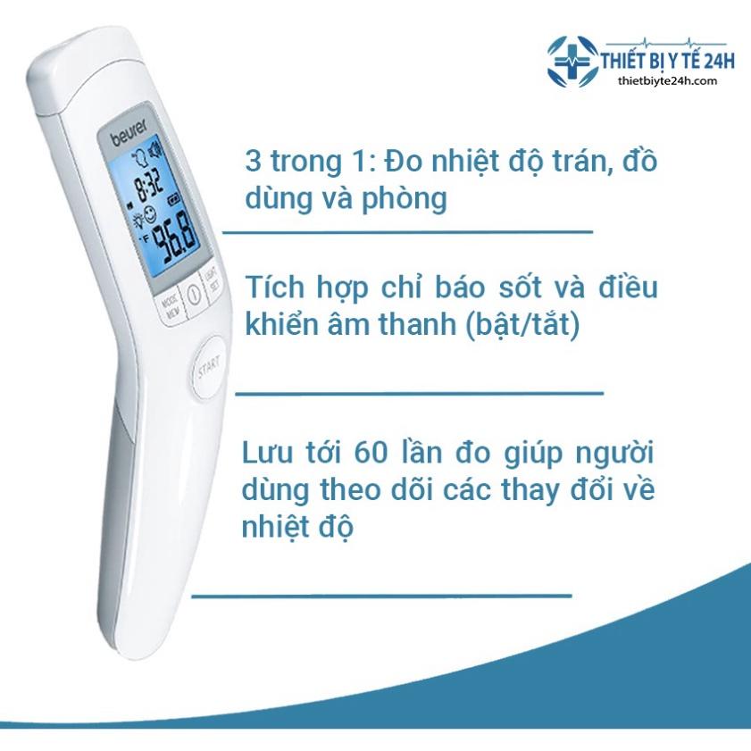 Nhiệt Kế Hồng Ngoại Đo Trán Beurer FT90 - Đo Nhiệt Độ Cơ Thể, Môi Trường - Phù Hợp Mọi Đối Tượng