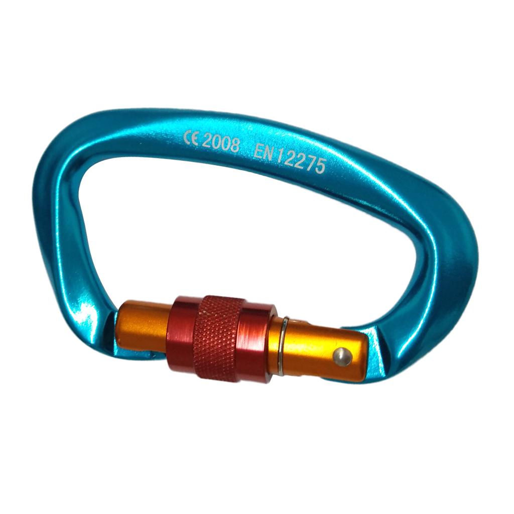 25KN D-ring Khóa An Toàn Thiết Bị Leo Núi Carabiner