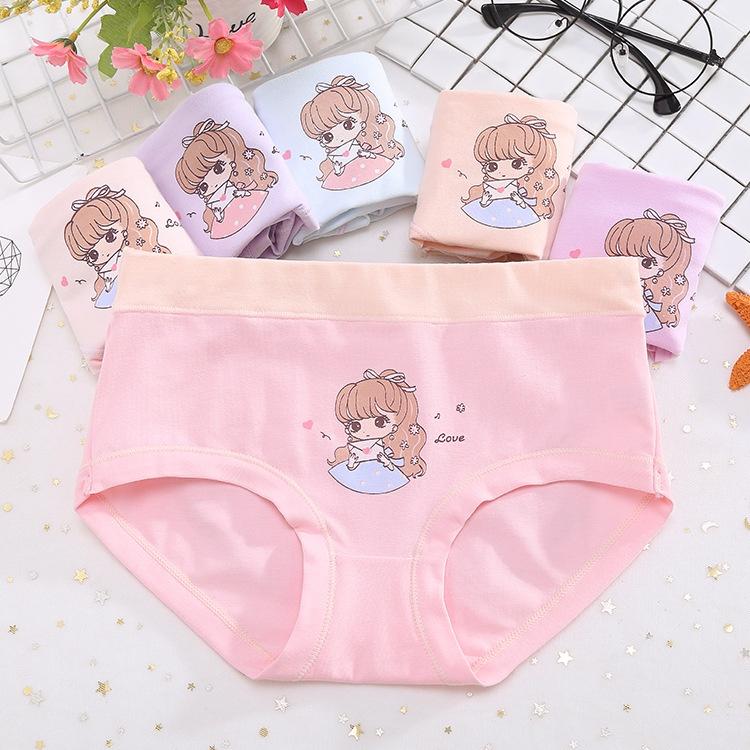 Set 5 quần chip tam giác bé gái KIDS GENZ QUẢNG CHÂU , quần lót trẻ em cotton cao cấp mềm mịn thoáng mát bảo vệ CHO BÉ