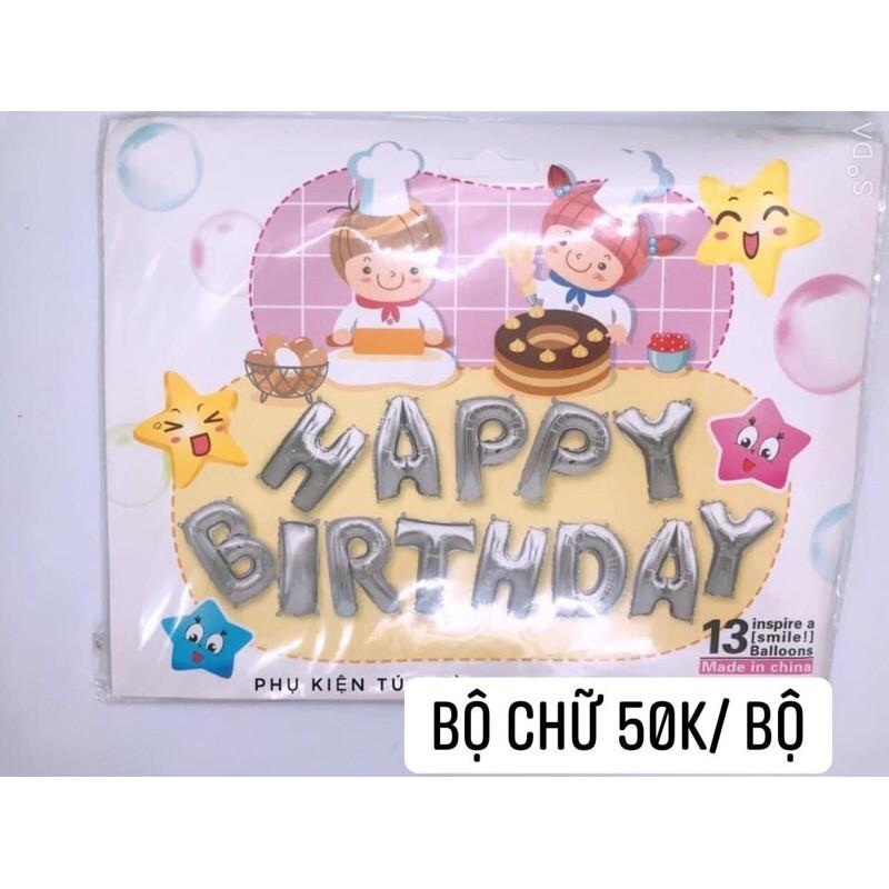 Bóng chữ happy birthday