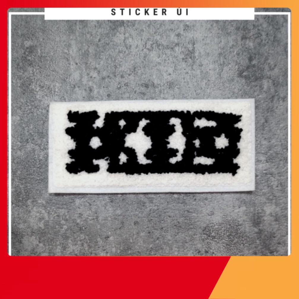 Sticker ủi áo cao cấp - theo mẫu KEO ỦI - sticker vải dùng để làm miếng vá áo, linh phụ kiện trang điểm tra