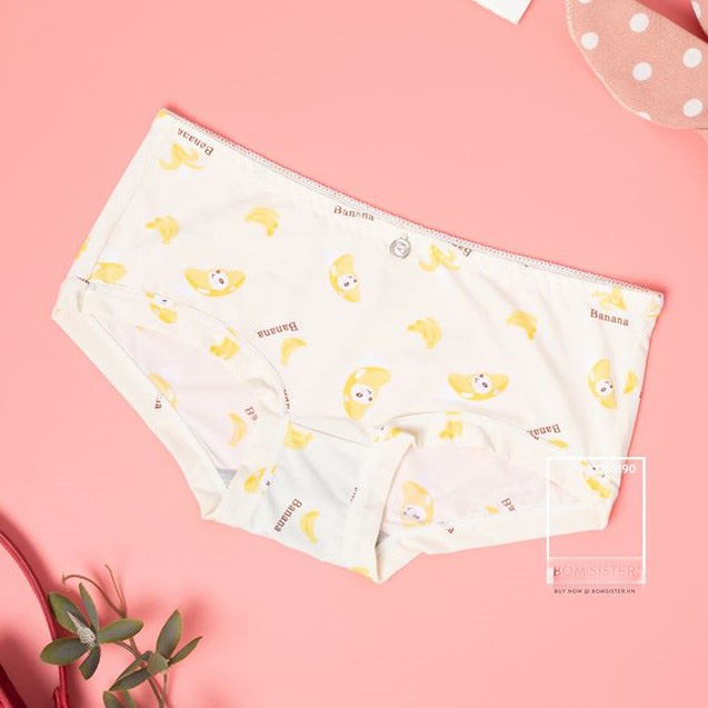 Bộ 10 Quần Lót Nữ Su Họa Tiết - Chất Vải Mềm Mịn Dịu Nhẹ Cho Da