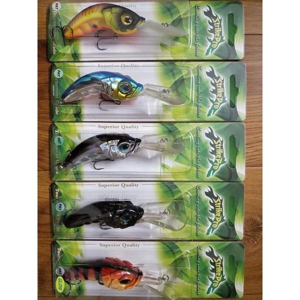 Mồi câu cá giả STRIKEPRO HUNCHBACK 80L