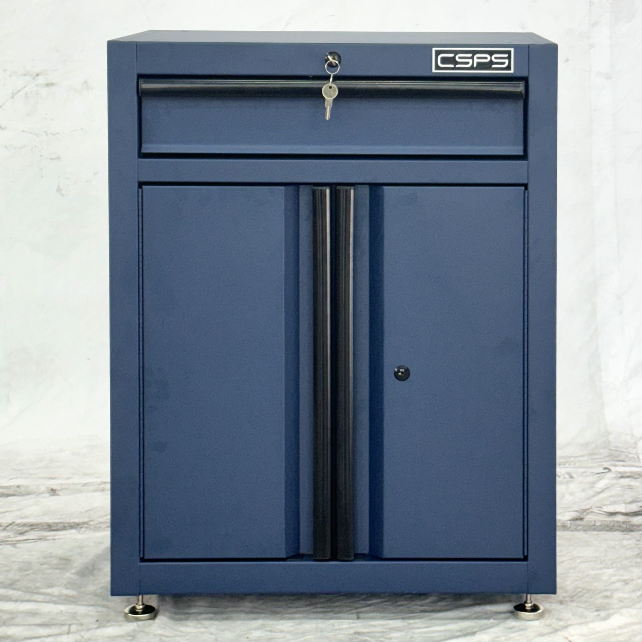 Tủ Dụng Cụ CSPS 61cm - 01 Hộc Kéo Màu Xanh Dương Chân Tăng Chỉnh