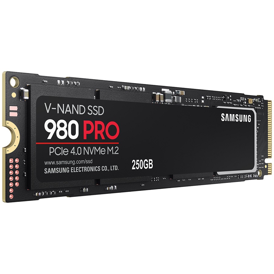 Ổ cứng SSD Samsung 980 Pro PCIe Gen 4.0 x4 NVMe V-NAND M.2 2280 250GB - Hàng Nhập Khẩu