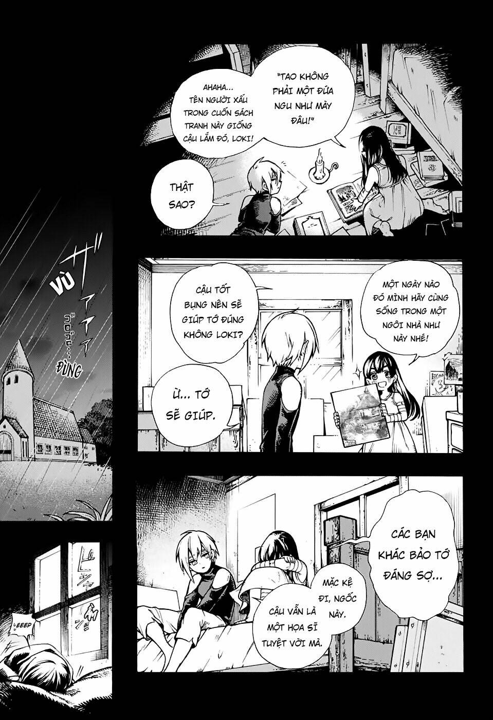 những bức họa quái dị của phù thủy chapter 1 16