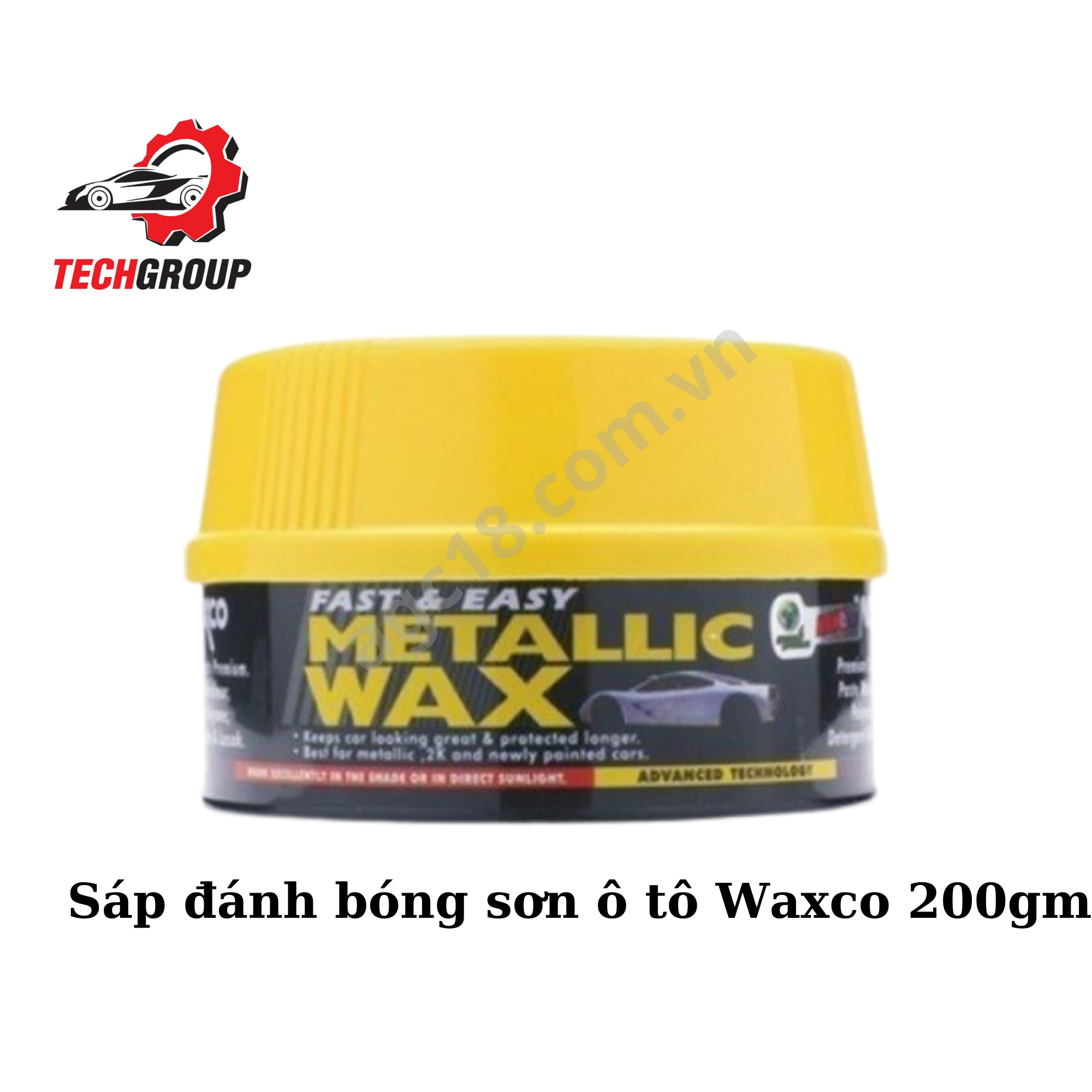 Waxco Sáp đánh bóng sơn ô tô 200gm