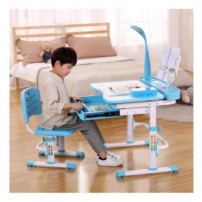Bàn học trẻ em cao cấp thông minh kèm đèn led chống cận nhiều chế độ
