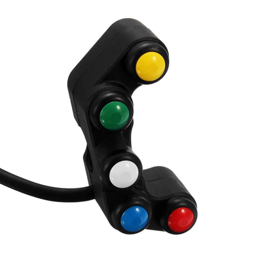 Universal Waterproof 22mm 7/8'' Handlebar Push Button Switch On/Off
