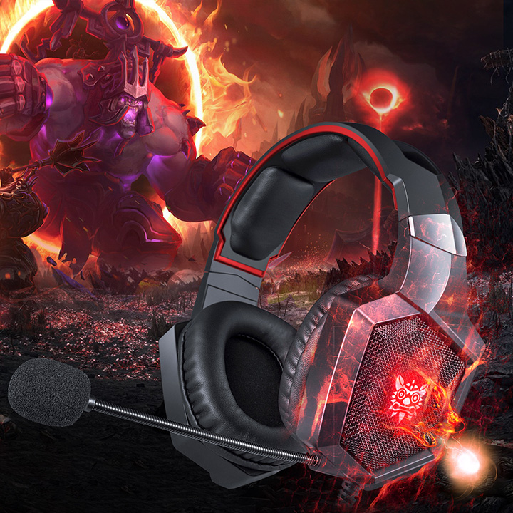 Tai nghe gaming - Tai nghe chụp tai( Headphone gaming) K8 có mic dành cho game thủ nghe nhạc xem phim chơi game cực đã