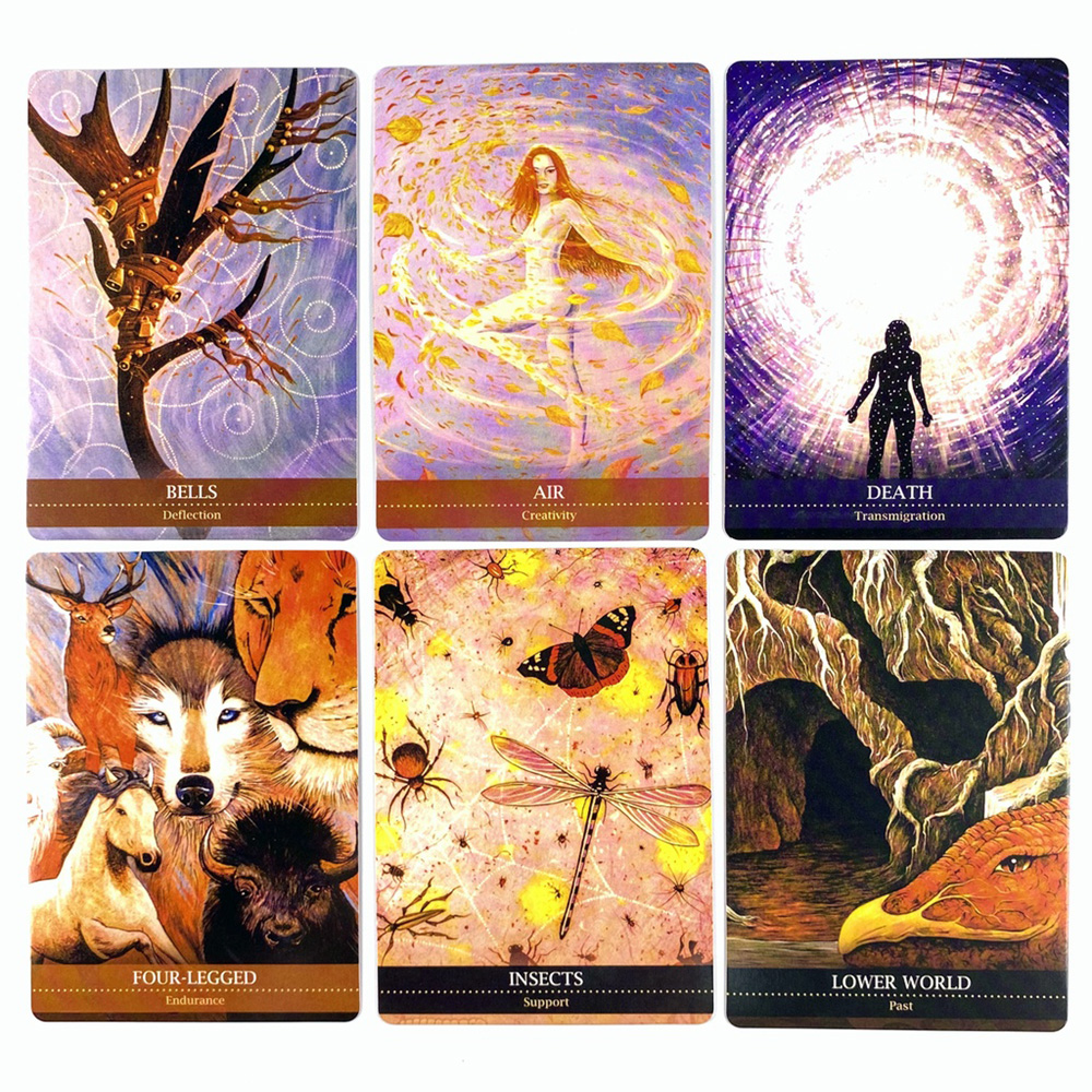 Bộ Bài Shamanic Medicine Oracle 50 Lá Bài Tặng Đá Thanh Tẩy