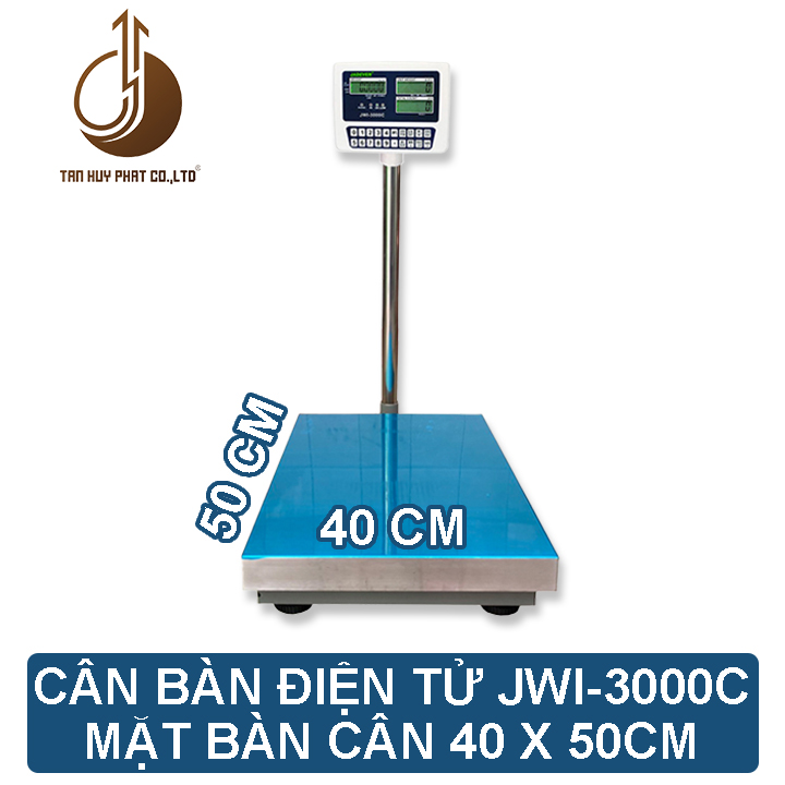 Cân Đếm Số Lượng JWI-3000C - Mặt Bàn Cân 400x500MM
