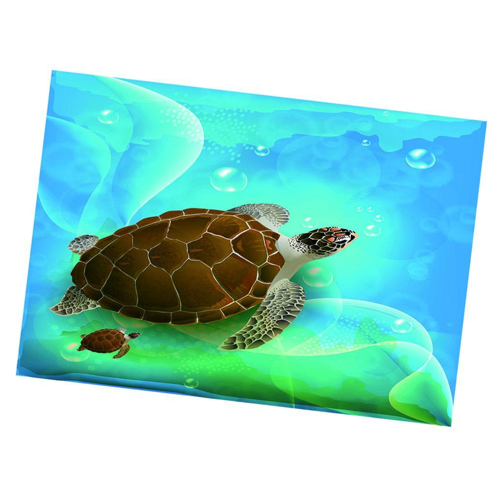 Aquarium background sticker aquarium landscape poster image --61X41cm