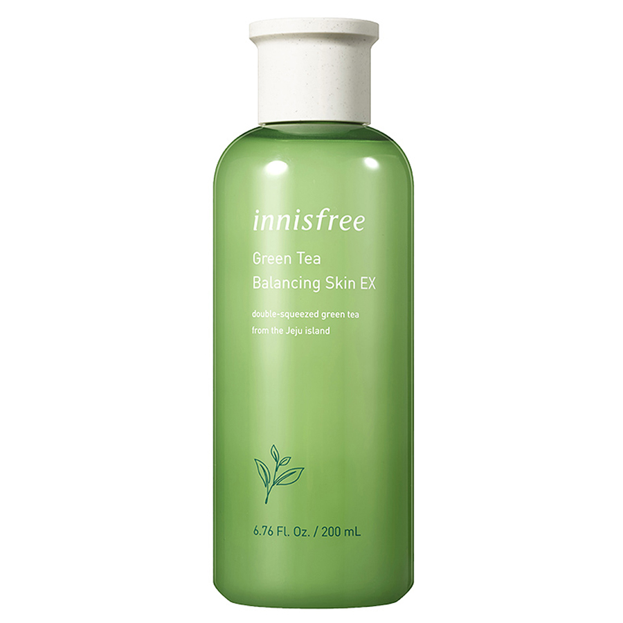 Nước cân bằng dưỡng ẩm từ trà xanh đảo Jeju Innisfree Green Tea Balancing Skin EX 200ml - NEW