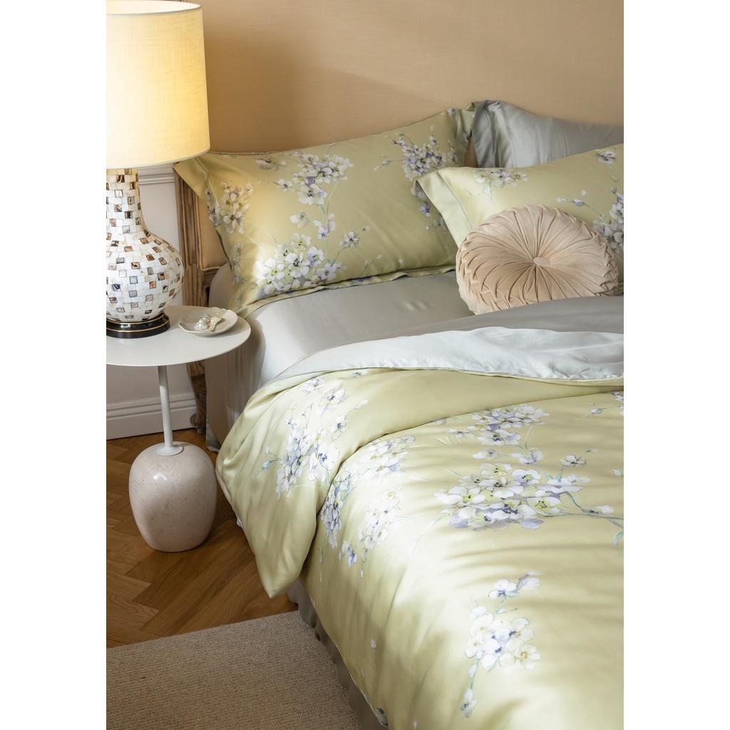 Bộ chăn ga gối mùa hè100% lụa tencel , cao cấp, MỀM MỊN, MÁT DA cực hot - sang trọng DESIGN SM803