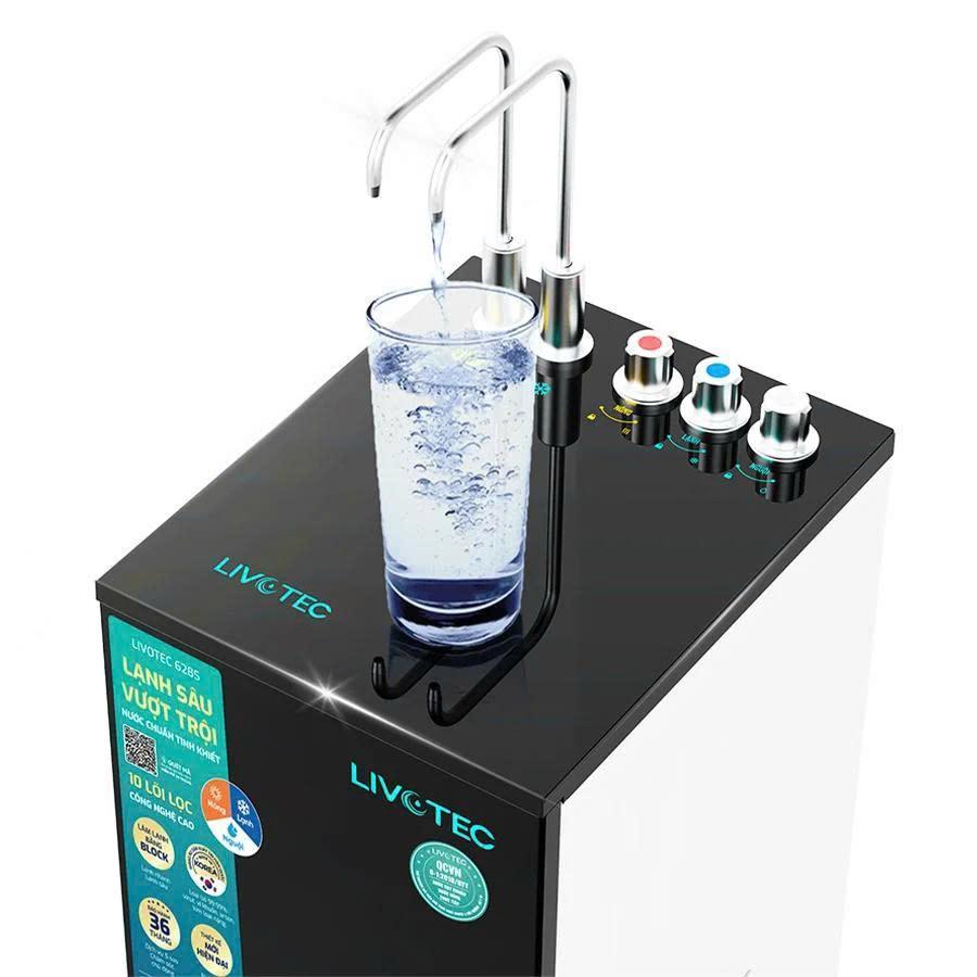 [ TẶNG BỘ LÕI] Máy Lọc Nước Nóng Lạnh  Livotec 628S Công Nghệ Lạnh Block 10 Lõi Lọc Tinh Khiết - Hàng Chính Hãng
