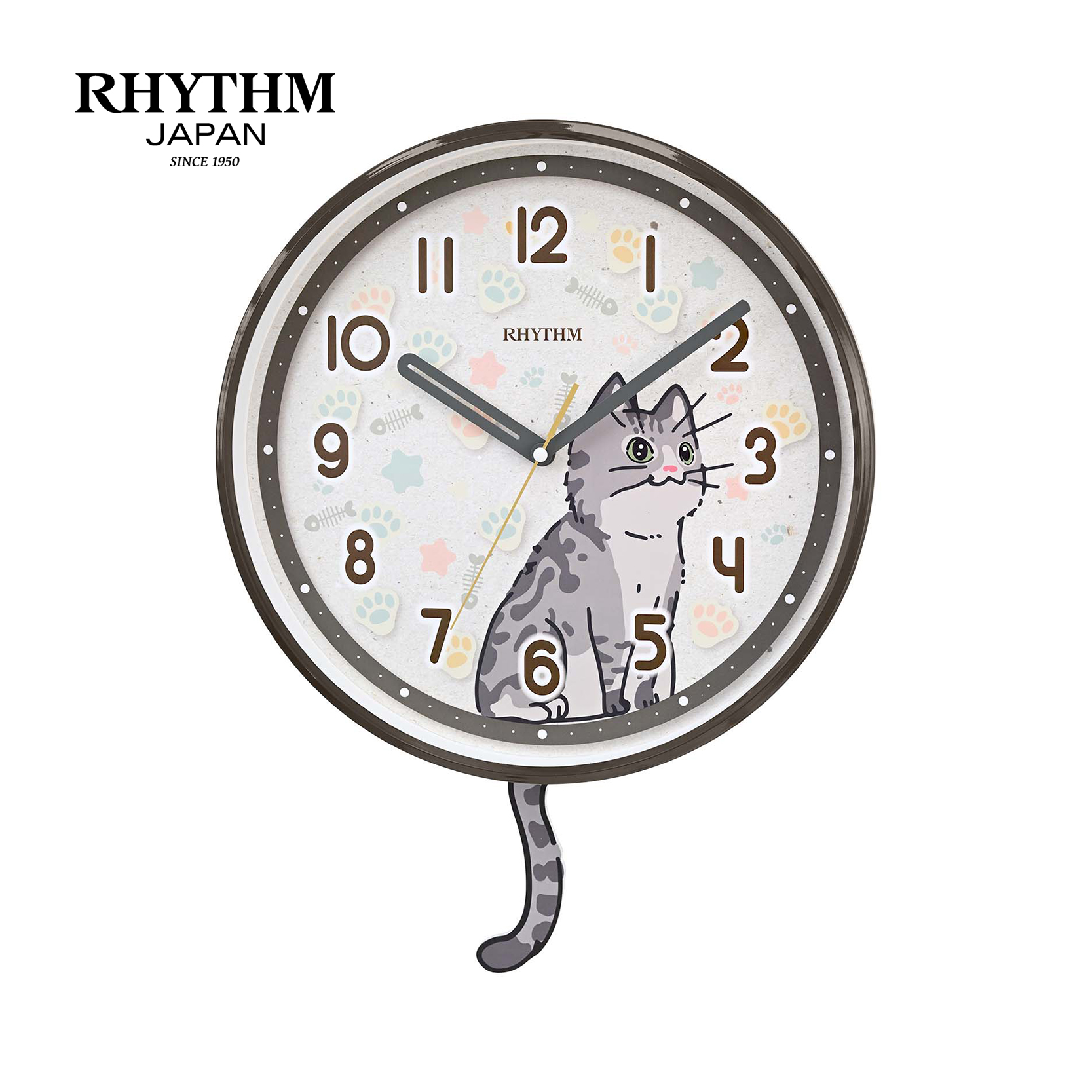 Đồng hồ Rhythm CMP556NR06 – KT 33.0 x 44.0 x 6.8cm. 1.0Kg. Vỏ nhựa. Dùng PIN.