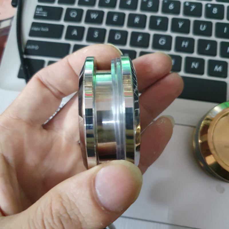 Tay nắm cửa, Tay nắm âm tròn inox sus 304 dành cho cửa lùa