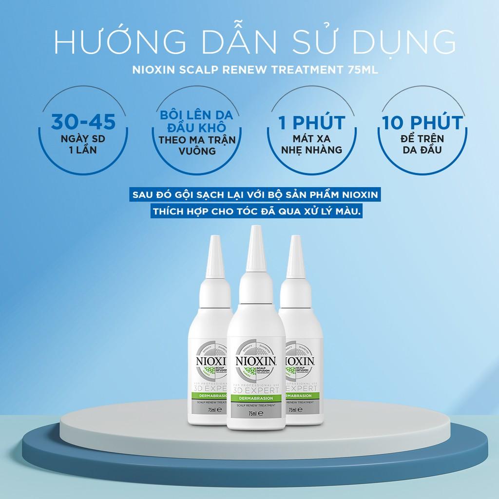 Dưỡng Chất NIOXIN Tái Tạo Da Đầu Scalp Renew Treatment Giúp Da Đầu Thoáng Mát 75ml