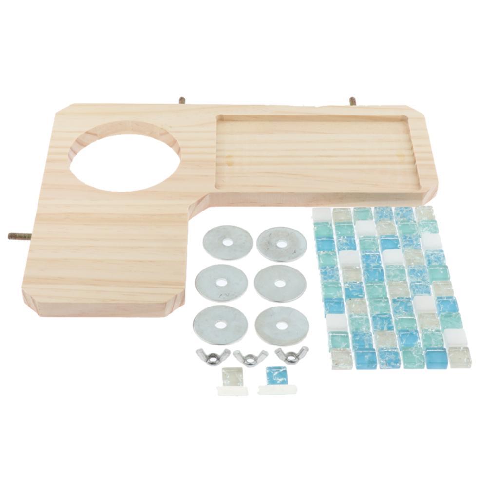 Hamster Wooden Stand Platform Hamster Cage Accessories for Small Pet